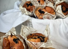 Glutenfri muffins med blåbær